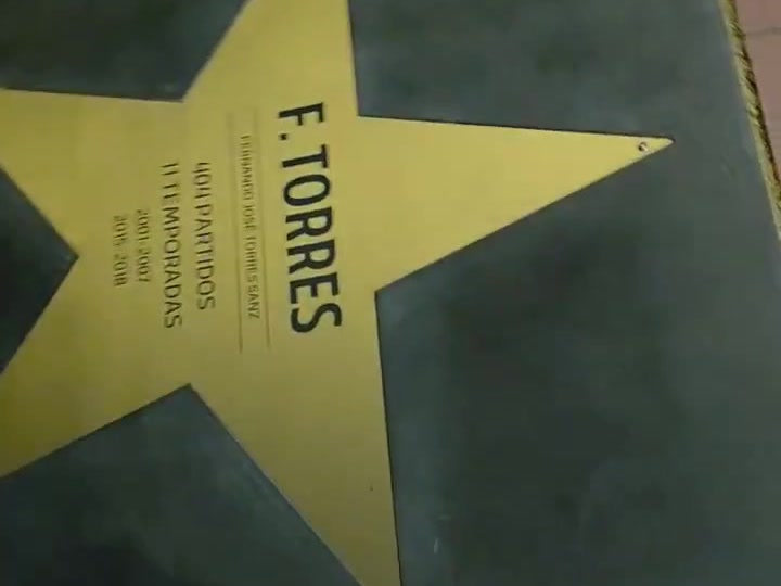 La estrella de Fernando Torres en el nuevo Paseo de Leyendas